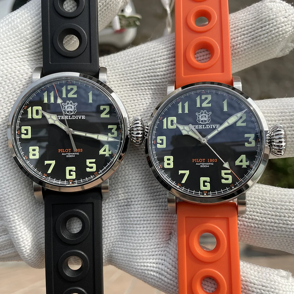 SERLANE ダイバーリューズキャップ デイト自動巻き時計 20BAR SERLANE ダイバーリューズキャップ デイト自動巻き時計 20BAR