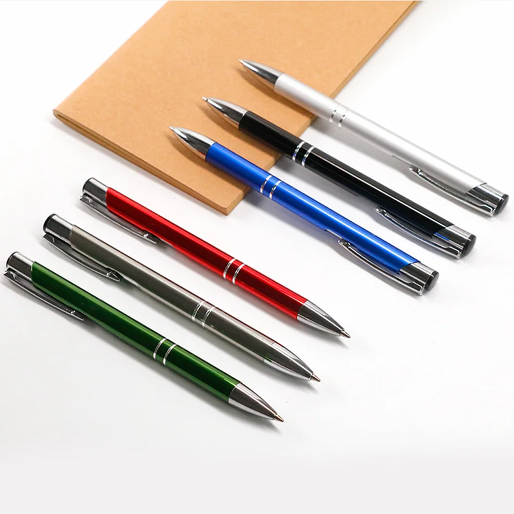 MetalBallpointPenPromotionalPensBlueInkAutomaticBallpointPens