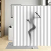 Women Shadow Pattern Shower Curtain Sexy Girl Portrait Painting Fabric Waterproof Bathroom Curtains For Home Decor With Hooks 6
