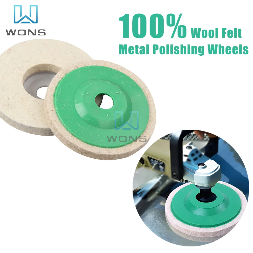 

Felt Discs Wool Flap Disc Abrasives Polishing Wheels Buffing Wheel 100mm Wool Felt for Buffing Metal Metal Marble Glass Ceramics