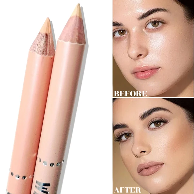 Mehrzweck-Konturstift aus natürlicher Concealer aus Seide zur Makelbedeckung von Akne, Augenringe, Aufheller, Make-up-Basis