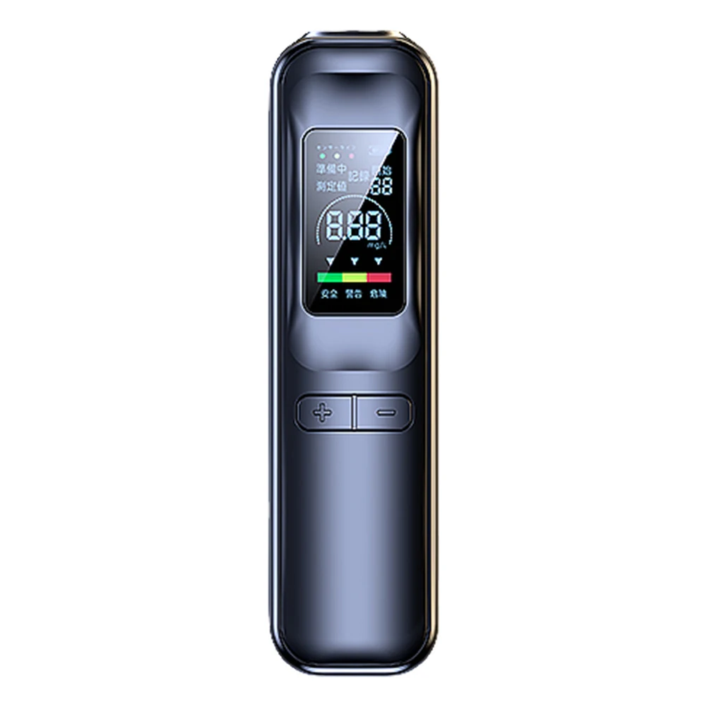 Non-Touching Blowing Breathalyzers LCD Screen Non-Contact Alcohol Blowing Detector Rechargeable for Personal & Professional Use alcohol tester breath alcohol tester