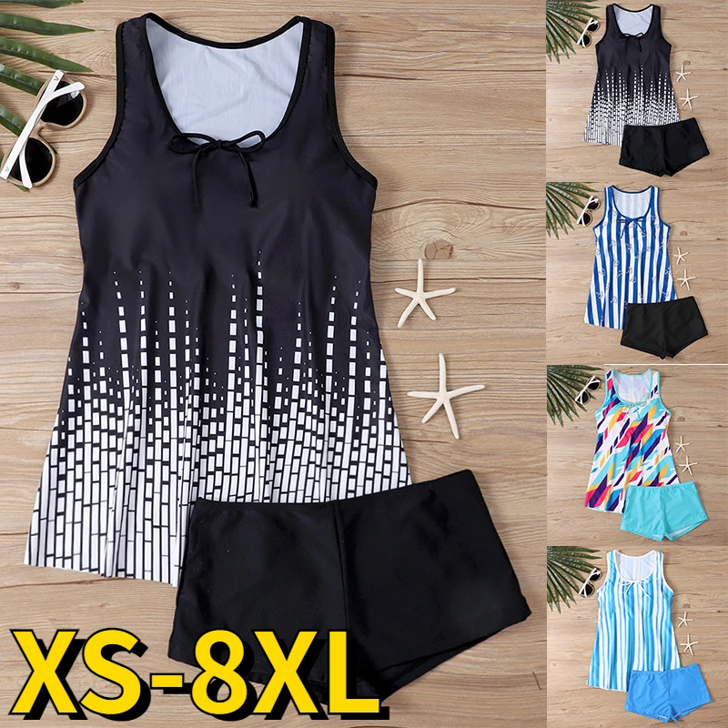 Women Sexy Fashion Swimsuit Swimwear Summer New Design Printing Bathing Suit Beachwear Two Pieces Set Tankini Female Monokini