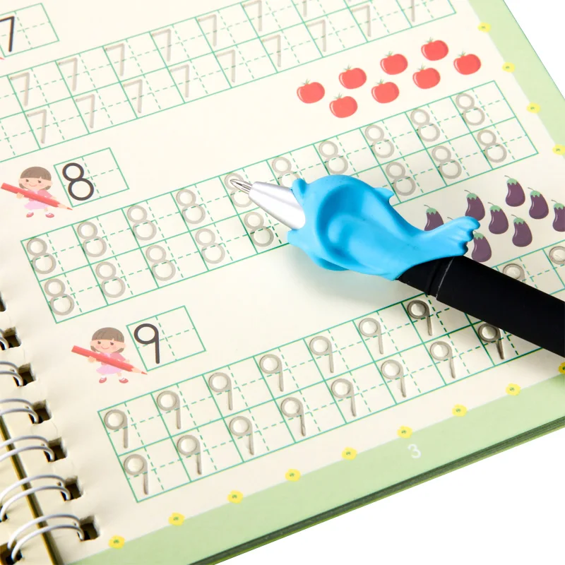 2022 Magic Writing Paste 3D Copybook For Calligraphy Numbers 0-100 Handwriting Textbook Learning Math Book Writing For Kids Toys 3
