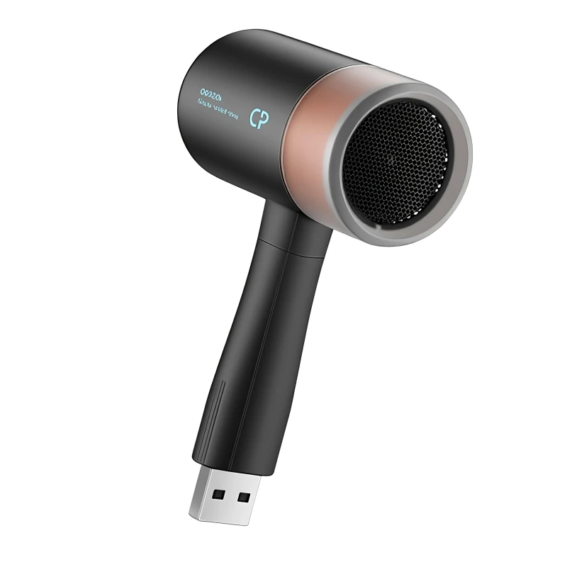 홈 오피스를 위한 휴대용 팬 강력한 38000RPM USB 3 속도 설정 10.5M/S 바람 출력