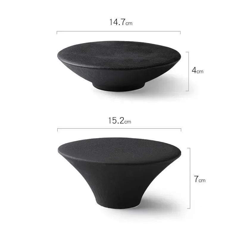 Creative Sushi Dish Specialty Tableware Restaurant Molecular Cuisine Display Plate Snack Plate High Foot Ceramic Dessert
