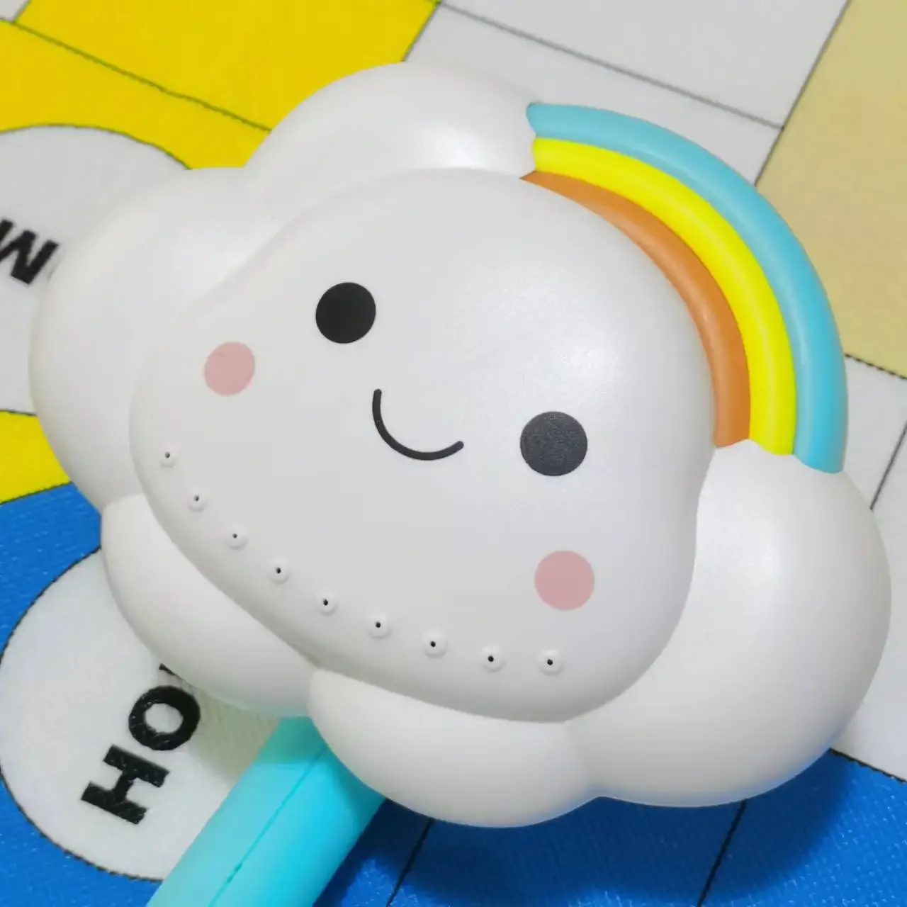 Baby Cartoon Cloud Classic Shower Bath Toy Press Button Sprinkle Bathroom Swimming Bathing Shower Educational Toys For Kid Gift 4