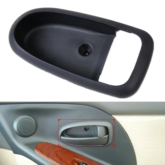Right Inside Interior Car Door Handle Trim Cover Bezel Frame Plastic Black Fit For Hyundai Elantra 2001-2006 For Avante XD 00-06