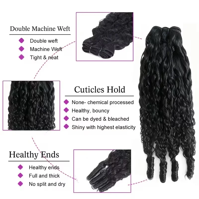 GOWIK Burmese Curly Human Hair Bundles Human Hair Quality Deep Wave Raw Hair Weave Bundle Double Drawn Vietnamese Hair Extension 5