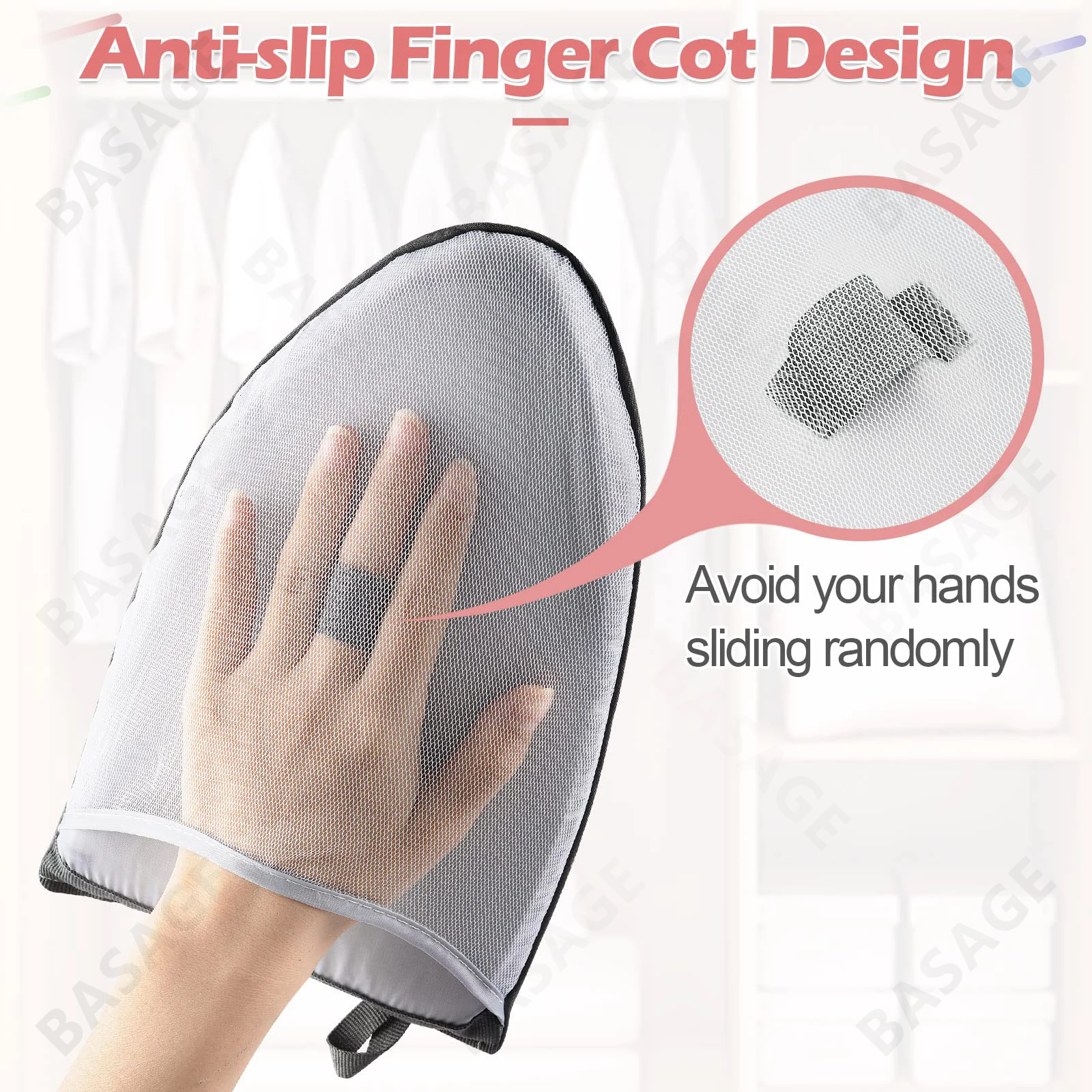 Handheld Ironing Board 1Pc Fabric Handheld Ironing Board Ironing Board Small Home Gloves Anti Household Insulated Handheld Tray