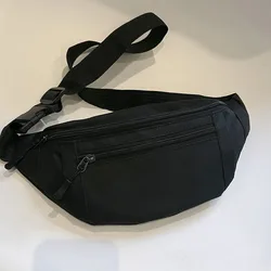 Versatile Large Crossbody Fanny Pack (Black)