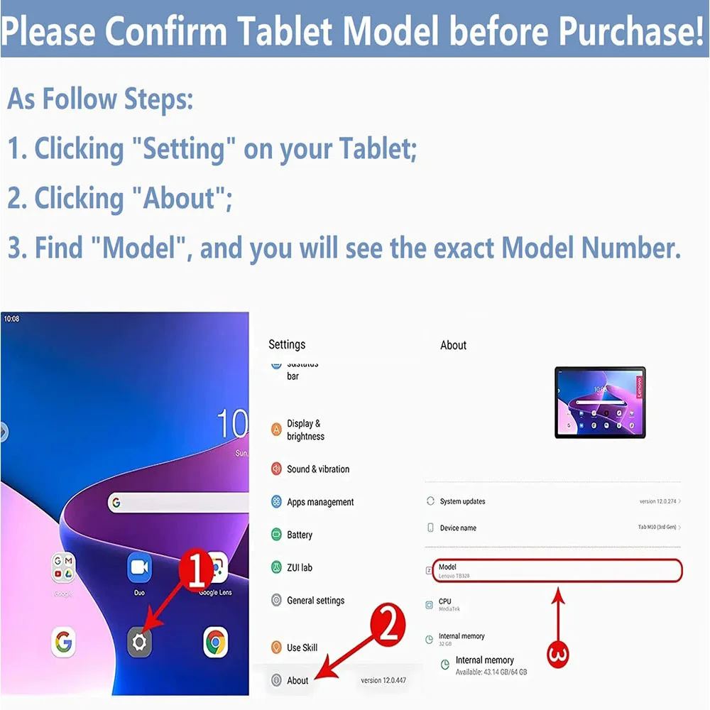 2PCS Tempered Glass Screen protector for Lenovo Tab M10 (3rd Gen) 10.1 inch 2022 protective film TB-328 TB-328F TB-328X 3