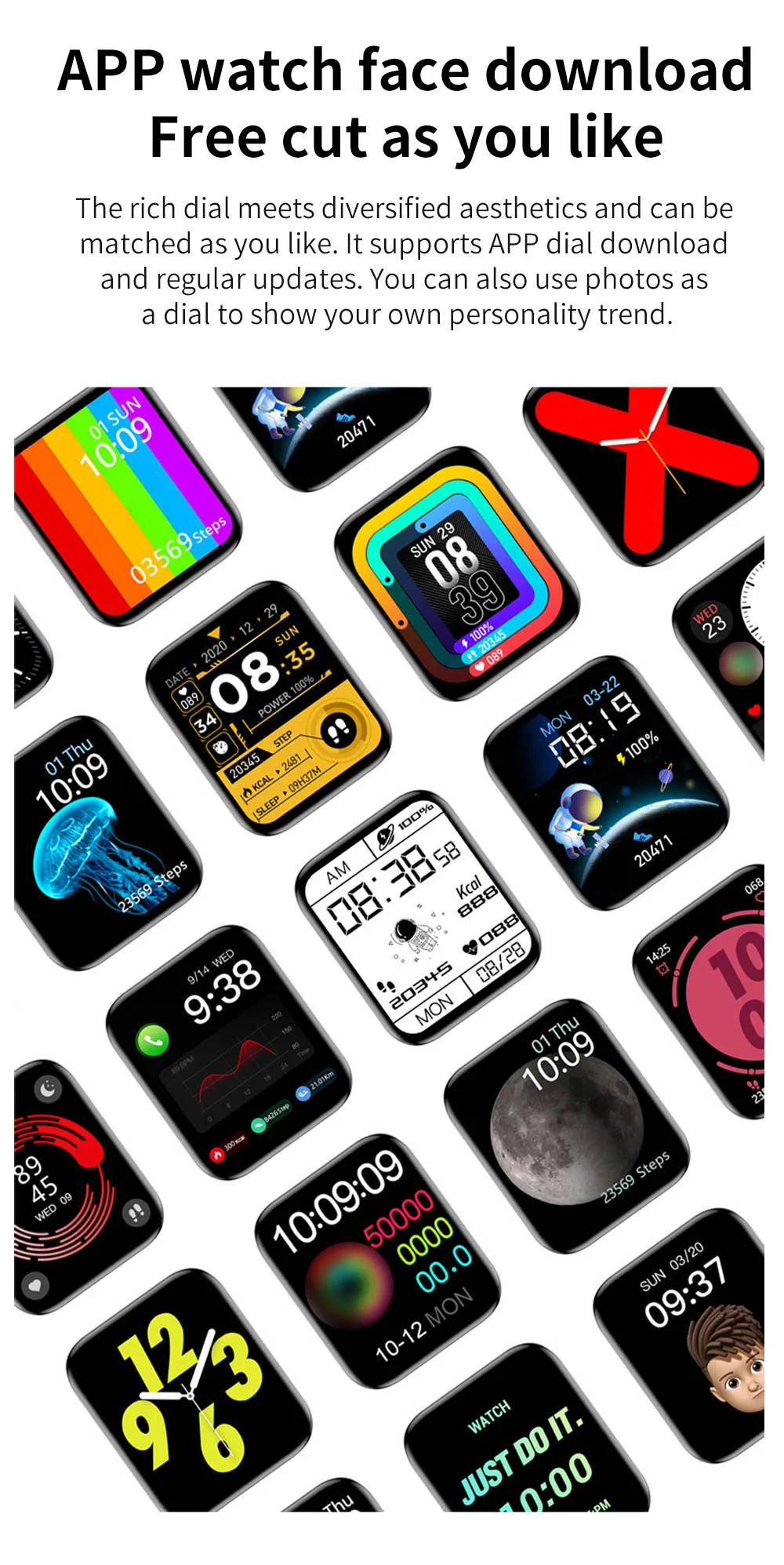 2021 New Smart Watch Women Bluetooth Call Sport Fitness Tracker Man's Watch IP67 Waterproof Heart Rate Monitor Men's Smartwatch