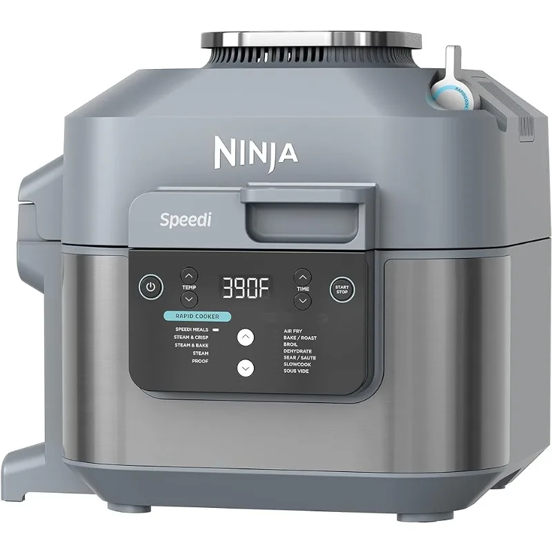 

Ninja SF301 Speedi Rapid Cooker & Air Fryer, 6-Quart Capacity, 12-in-1 Functions to Steam, Bake, Roast, Sear, Sauté, Slow Cook
