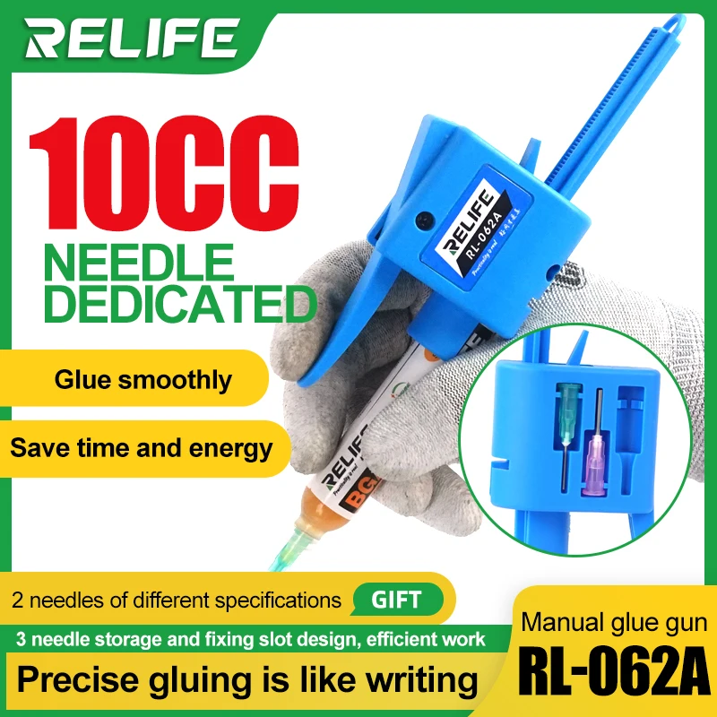 Флюс-диспенсер для припоя RELIFE RL-062A 10cc, паяльная паста для сварочного масла, усилитель УФ-иглы, универсальный привод