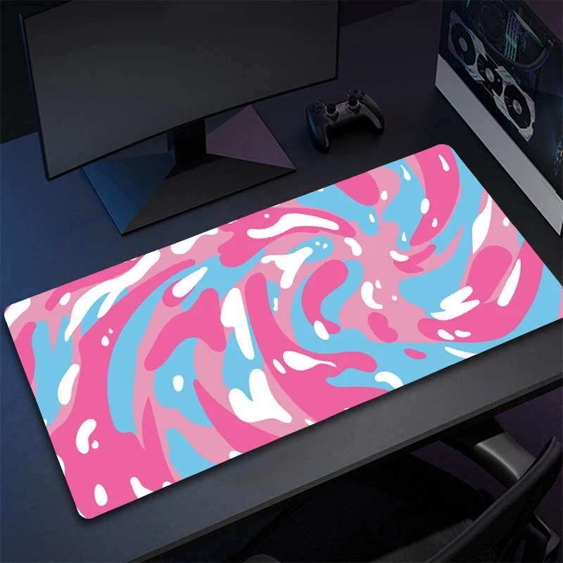 Strata Arte Líquida Mouse Pad Teclado Anime Tapete Rato Grande Decoração Mesa Gamers Computador Portátil Xxl - Imagem 6