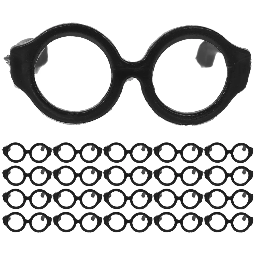 

30 Pcs Glasses Mini Eyeglasses Props Miniature Ornaments Dress up Accessories