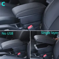 สําหรับ Renault Clio 4 พนักพิงสําหรับ Renault CAPTUR Clio 3 III IV รถกล่องอุปกรณ์เสริมอะไหล่เฉพาะภายใน Retrofit 5