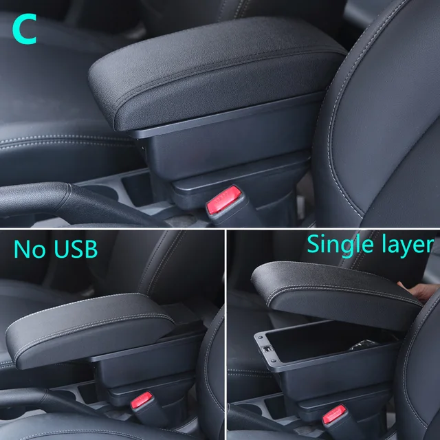 สําหรับ Renault Clio 4 พนักพิงสําหรับ Renault CAPTUR Clio 3 III IV รถกล่องอุปกรณ์เสริมอะไหล่เฉพาะภายใน Retrofit 5