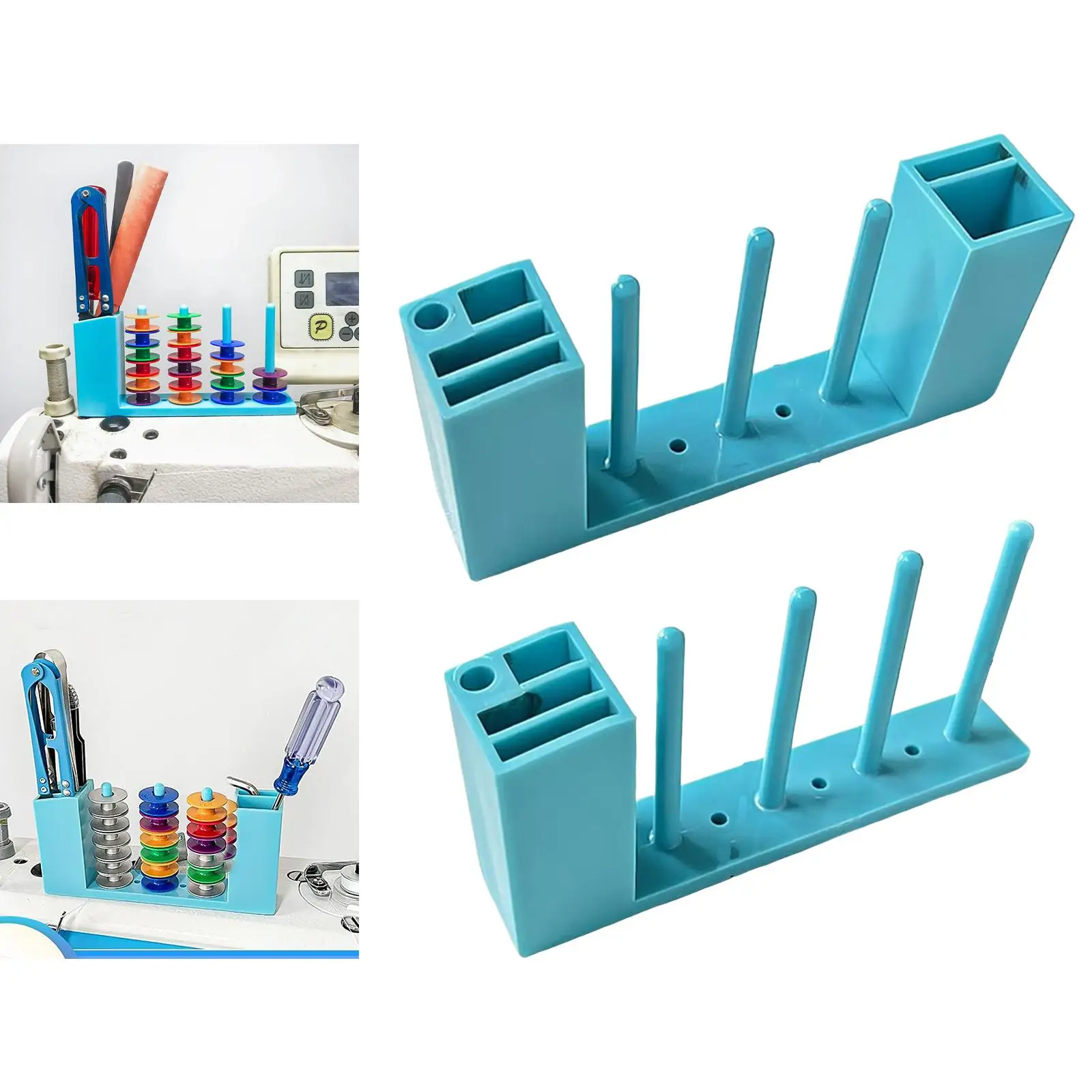 Bobbin Stand Holder Magnetic Spool Thread Stand Multifunctional Washi Tape Organizer Sewing Machine Accessory Bobbin Organizer