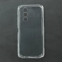 Soft TPU Protective Phone Case - Durable Shockproof Cover and Shell for Blade 10 Power (Transparent)