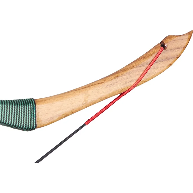 1set 20-50lbs Archery Recurve Bow Wooden LongBow Traditional Bow Outdoor Shooting Hunting Accessories
