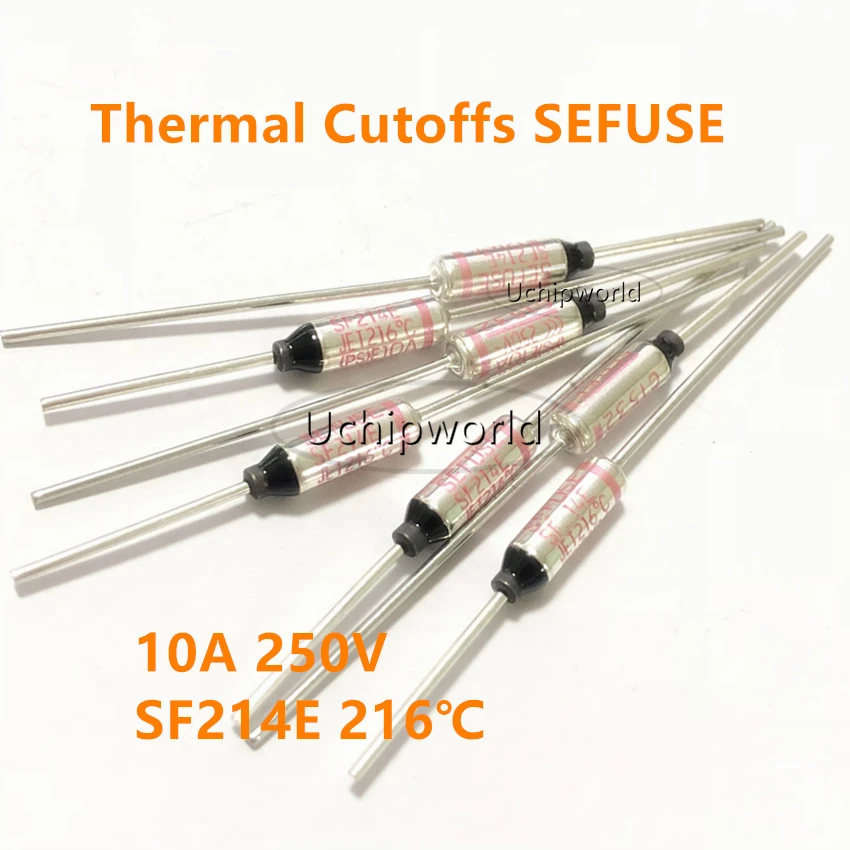 Thermal Cutoffs SEFUSE 10A 250V SF76E 77℃ SF91E 94C SF113E SF119E 121