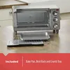 BLACK+DECKER 4-Slice Toaster Oven, TO1745SSG, Even Toast, 4 Cooking Functions Bake, Broil, Toast and Keep Warm, Removable Crumb 4
