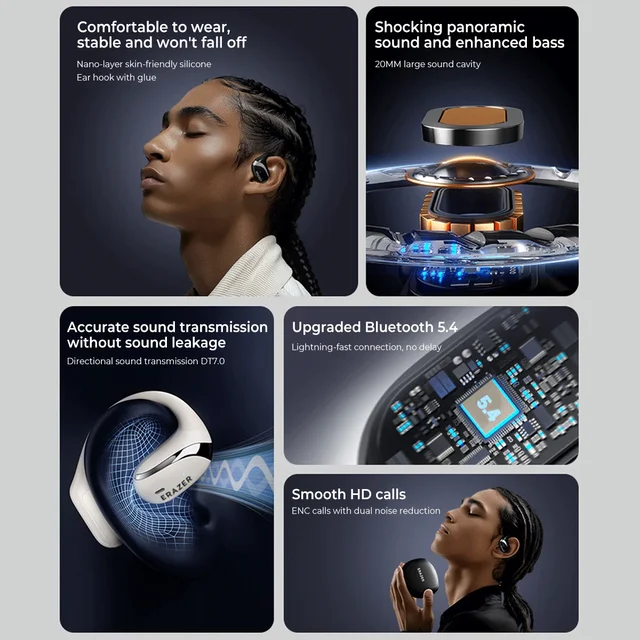 Lenovo ERAZER X9 Wireless Headphones OWS HiFi Stereo Sports Open Bluetooth Earphones with Mic Call Noise Reduction Waterproof 2 Lenovo ERAZER X9 Wireless Headphones OWS HiFi Stereo Sports Open Bluetooth Earphones with Mic Call Noise Reduction Waterproof 2