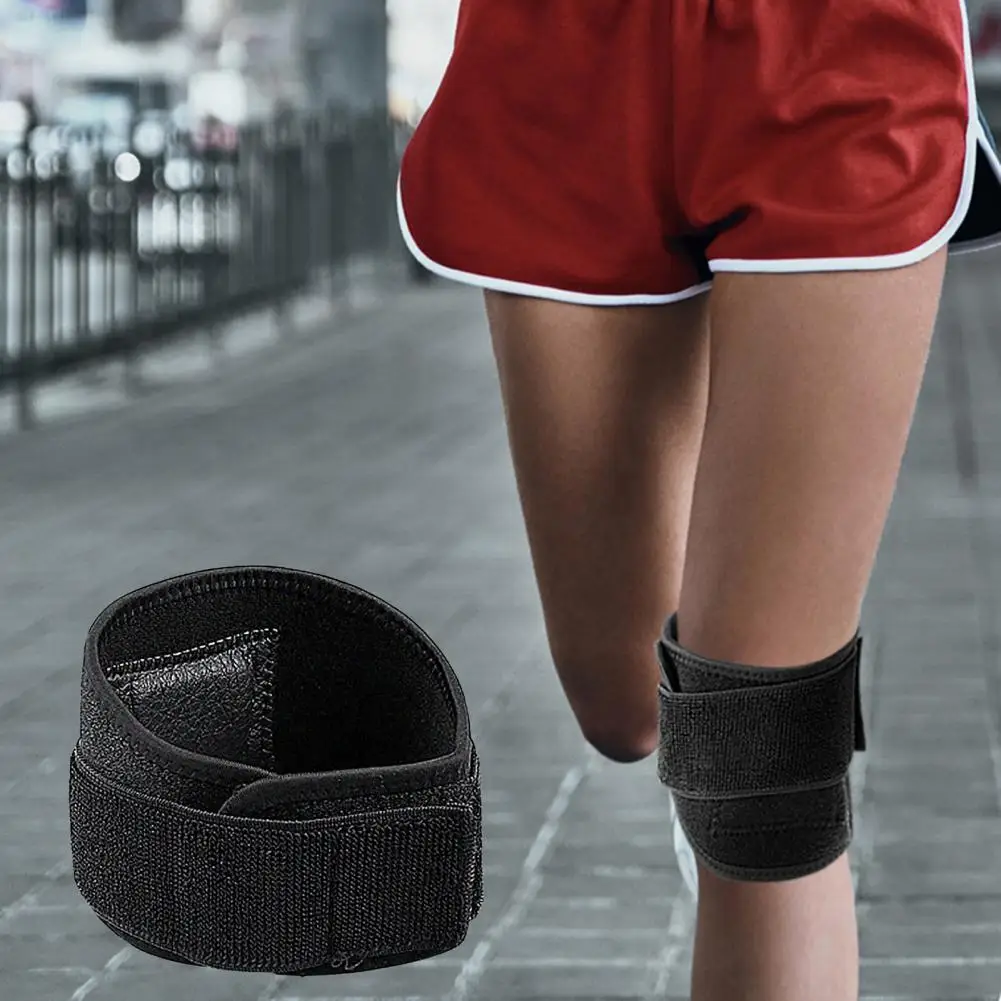

Patellar Tendon Support Strap With Adjustable Fastener Tape Breathable Non-Slip Patella Stabilizer Support Band Knee Brace