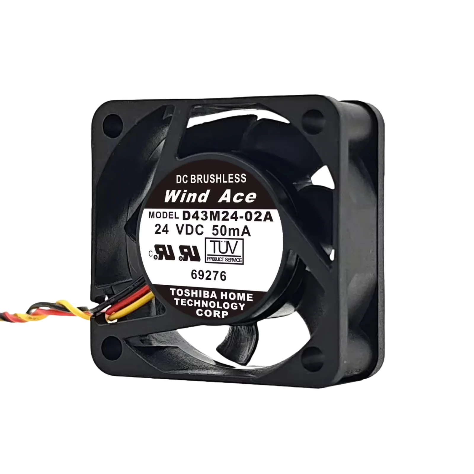 야스카와 D43M24-02A D43M24-01A 40x40x15mm 24V 0.05A 인버터 냉..