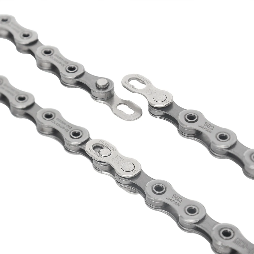 Bicycle Chains Bicycle Chain SHIMANO XTR CN-M9100-12 12 Speed MTB Bike Chain 126 Links with Quick-Link HG Chain for Mountain Bike Original Bicycle Parts