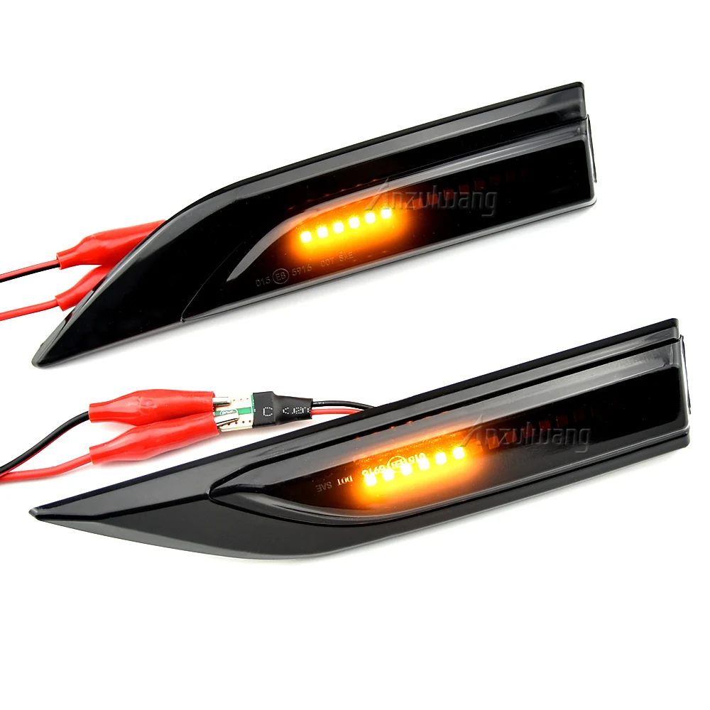 MKptopia Indicatore di direzione a LED dinamico laterale Compatibile con VW Tran-sporter Mul-tivan T6, lampeggiante sequenziale Compatibile con Ca-ddy