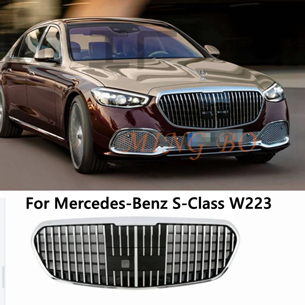 

Передняя гонка Facelift решетка верхняя решетка для Mercedes-Benz W223 S-Class 2021 Maybach Style