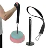 22cm Weight Loading Pin with Carabiner Heavy Duty Arm Wrestling Training Strap Belt Non-Slip Carbon Steel 2