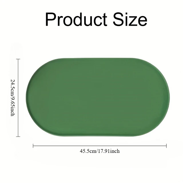 Multi-Functional Pet Feeding Mat Suitable for Cats and Dogs,Easy to Clean Durable Surface for Wet/Dry with Non-Slip Raised Edges 2