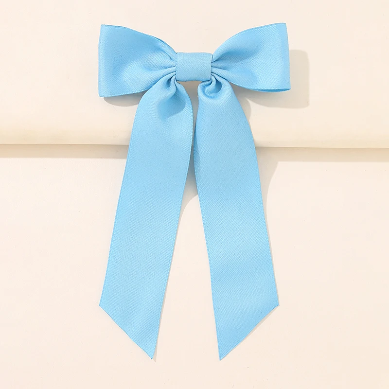 designer head scarf Korea Ribbon Bow Hair Clip Black Cute Hair Bows Hairpins Women Elegant Barrette Girls Bowknot Hair Accessories hair band for ladies Hair Accessories