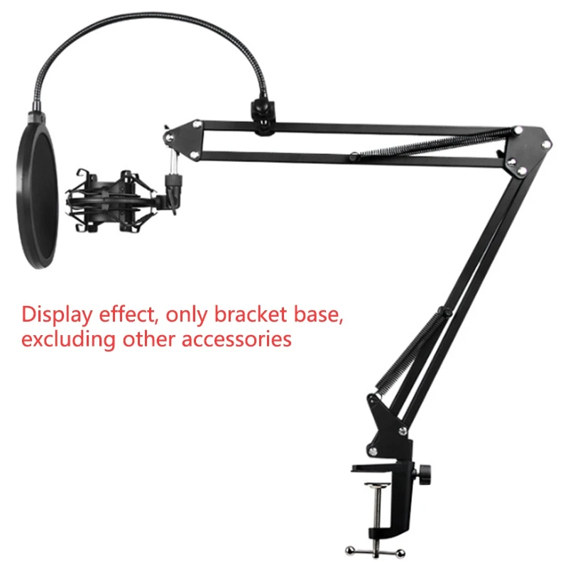 Heavy-Duty Metal Table Mounting Clamp for Microphone Suspension Boom Scissor Arm Stand Holder microphone stand microphone mount clamp