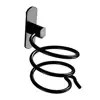 Wall-mounted Hair Dryer Stand Adhesive Great Load Bearing Anti-slip Stainless Punch-free Hair Blower Holder Hair Dryer Organizer 4