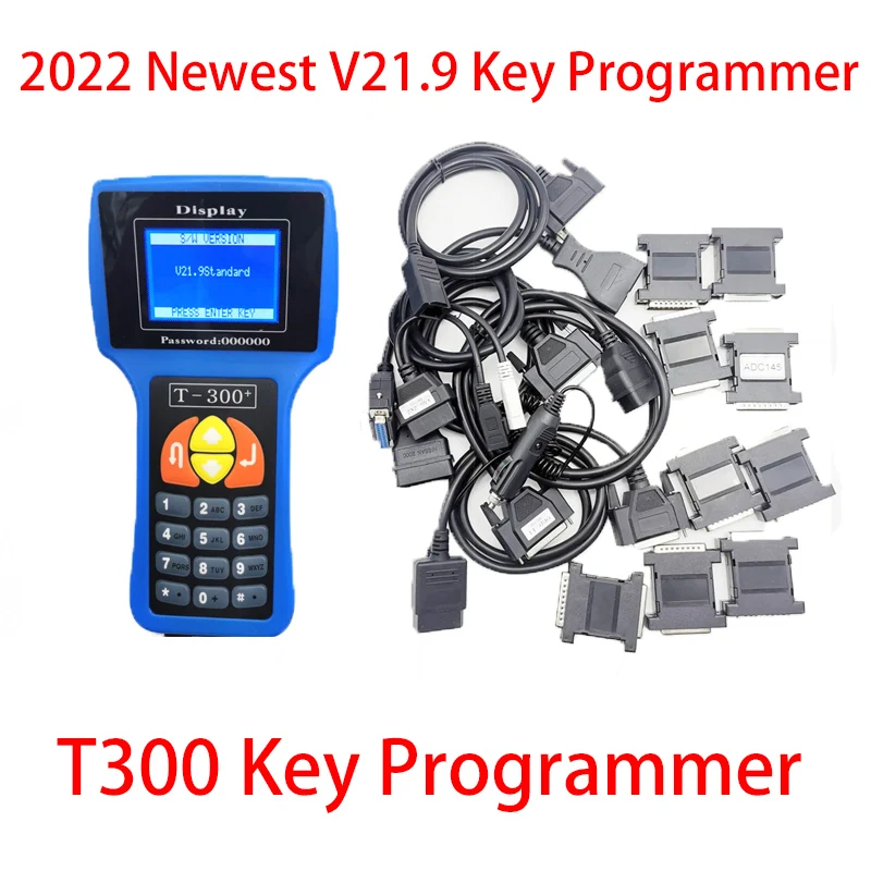 2022 Newest V21.9 Car Key Maker T300 KEY Key Programmer T300 Code Programmer English Spanish