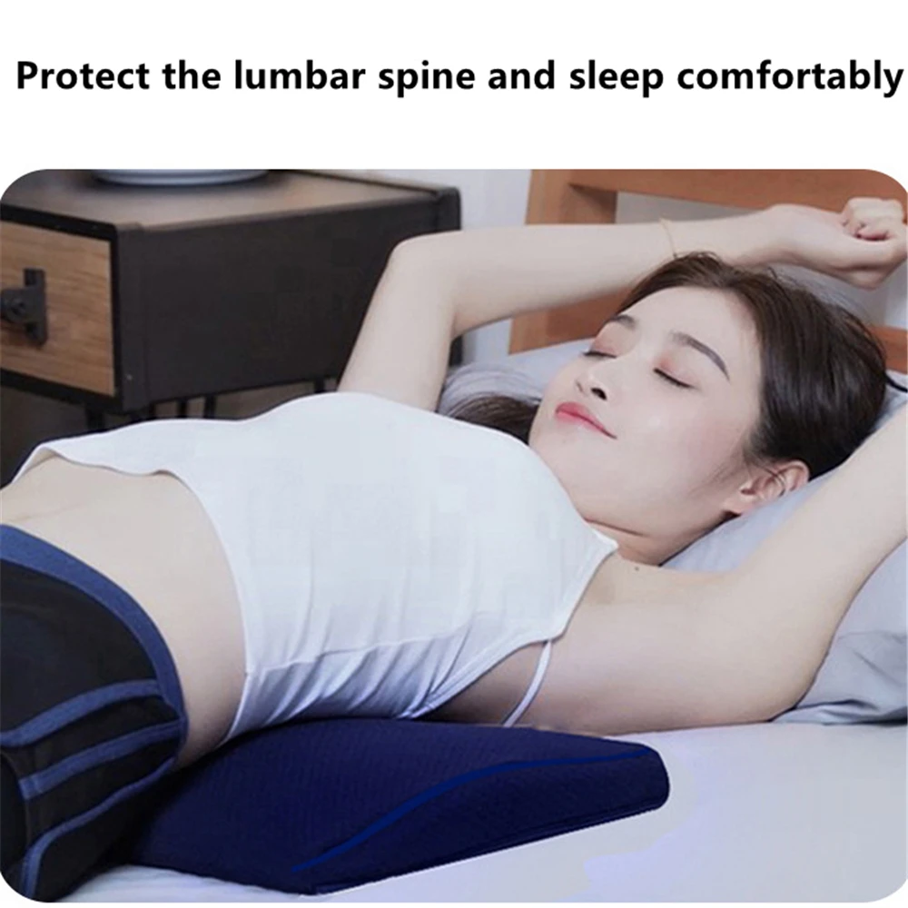Lumbar Support Pillow Sleeping  Lumbar Support Cushion Bed - Memory Foam  Lumbar - Aliexpress