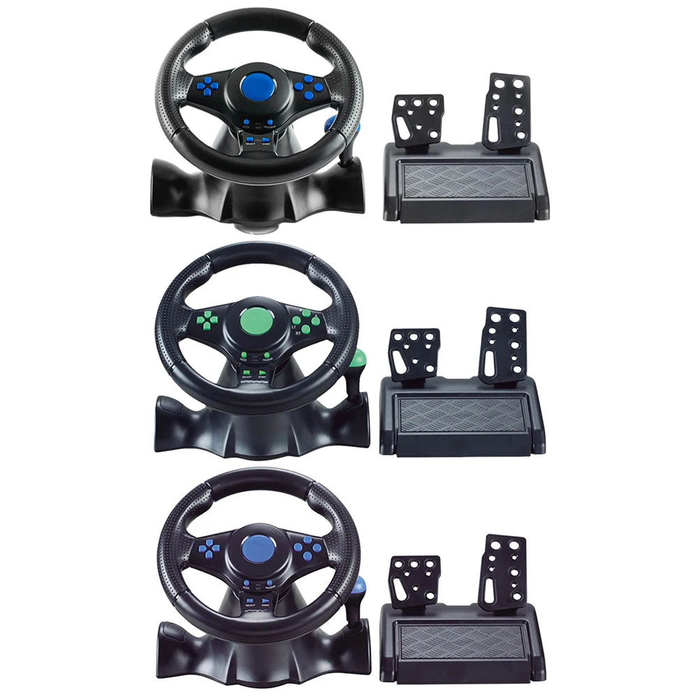 Racing Steering Wheel for Switch/Xbox One/360/PS4/PS2/PS3/PC Racing Games  Dual Clutch Control Steering Wheel With Manual Shifter - AliExpress