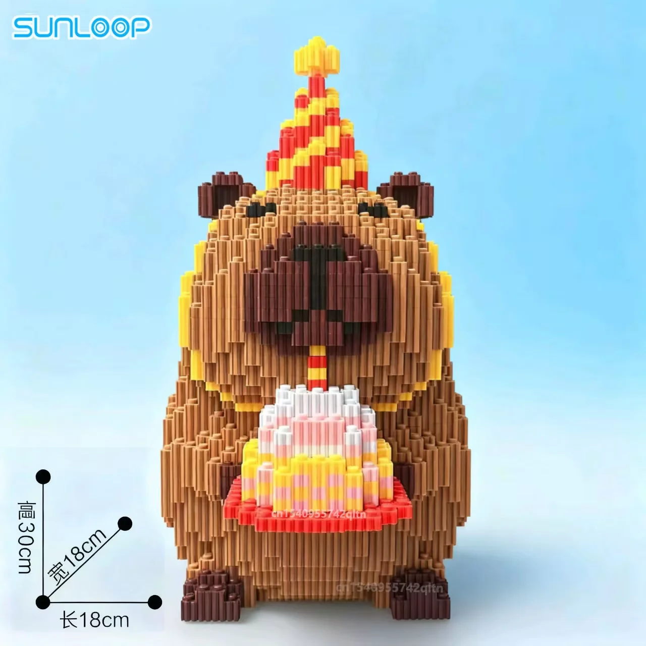 Giant Capybara Building Blocks Set for Kids - Creative Construction Toy and Home Decor
