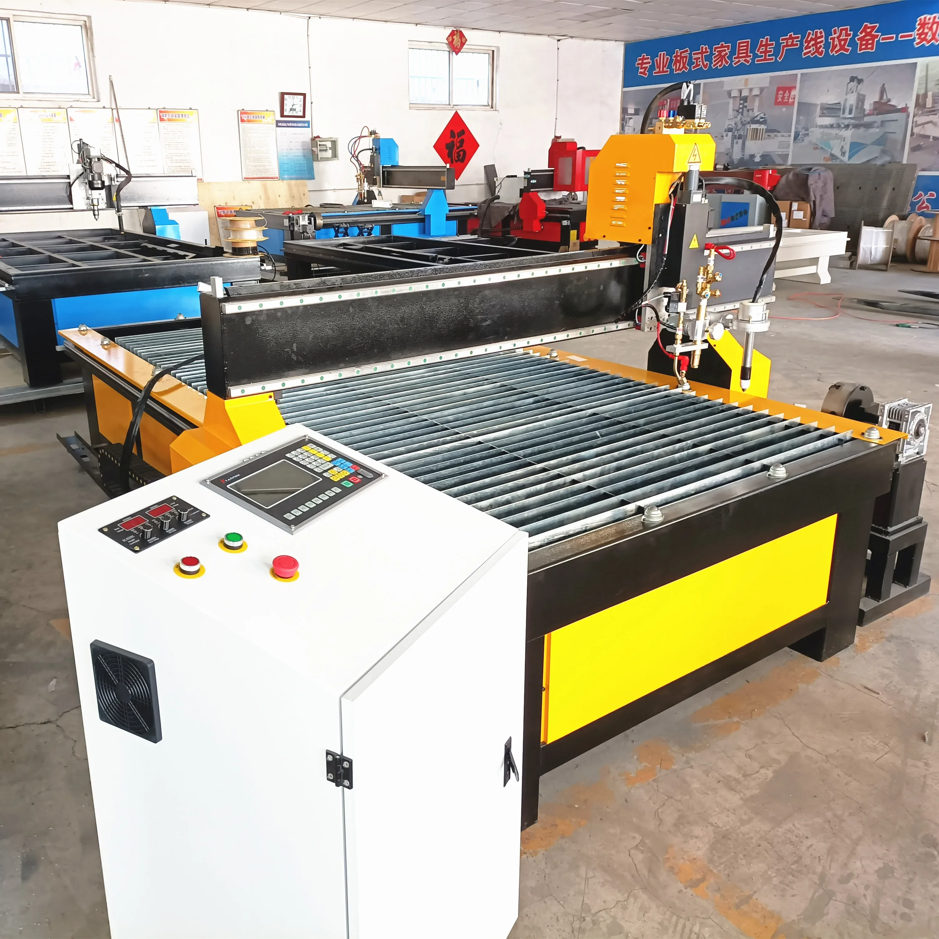 China Quality Rotary Pipe CNC Router Plasma Cutting Machine 1325/ Cnc Table Type Flame And Plasma Cutting Machine For Steel 2