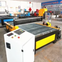 China Quality Rotary Pipe CNC Router Plasma Cutting Machine 1325/ Cnc Table Type Flame And Plasma Cutting Machine For Steel 2