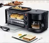 Kitchen appliances 600ml coffee cup frying pan 9L Toaster Oven Multifunction breakfast machine 3 in 1 Breakfast sandwich maker 1