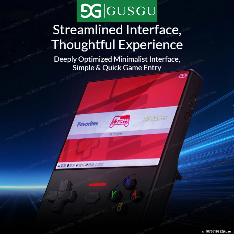 GUSGU H7 Handheld Game Console 4.5" IPS 64 Bit Linux System Built-in Retro Emulator Player 4000mAh Long Standby 64G/128G Options - 5