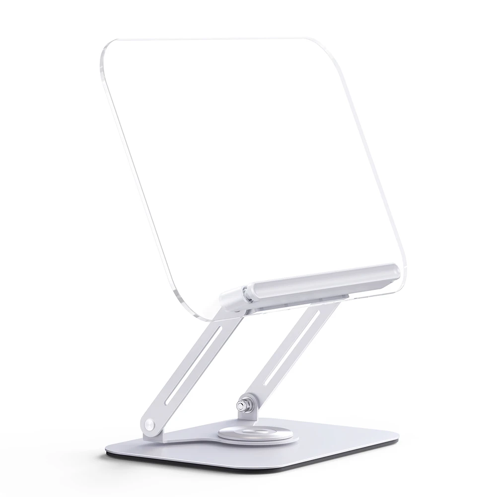 Acrylic-Book-Stand-for-Reading-with-360-Degree-Rotating-Base-Foldable ...