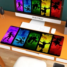 League of legends velocidade bloqueio borda grande borracha natural mouse pad mesa de jogo à prova dwaterproof água mousepad teclado para warcraft dota