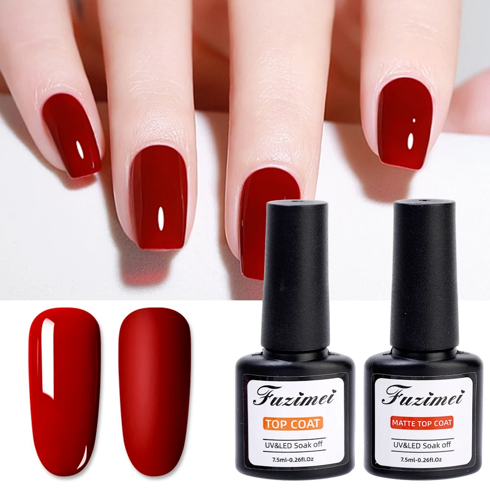 Gel Polish Base Top Coat UV Soak Off Semi Permanent Nail Varnish Nail Tools 7ml